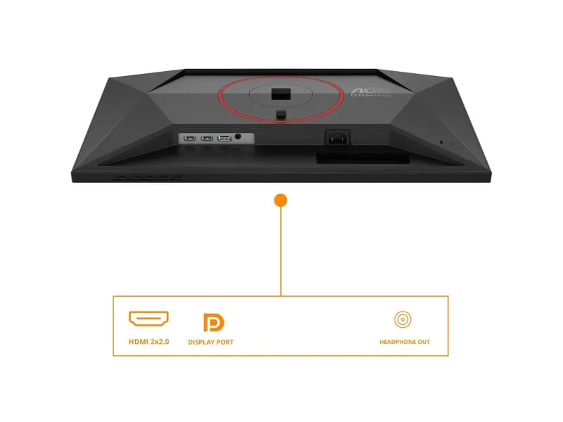AOC Gaming IPS Monitor 24G4HA, 23.8", Full HD, 200Hz, 0.5 ms, 1000:1, HDMI*2/DP, HAS/PIVOT, 2W x 2