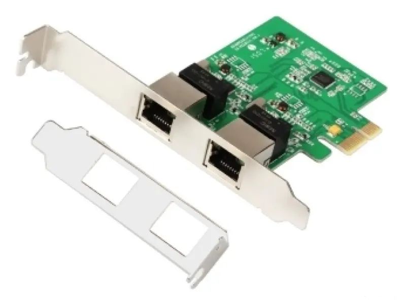 E-GREEN PCI-Express kontroler 2-port Gigabit Ethernet 