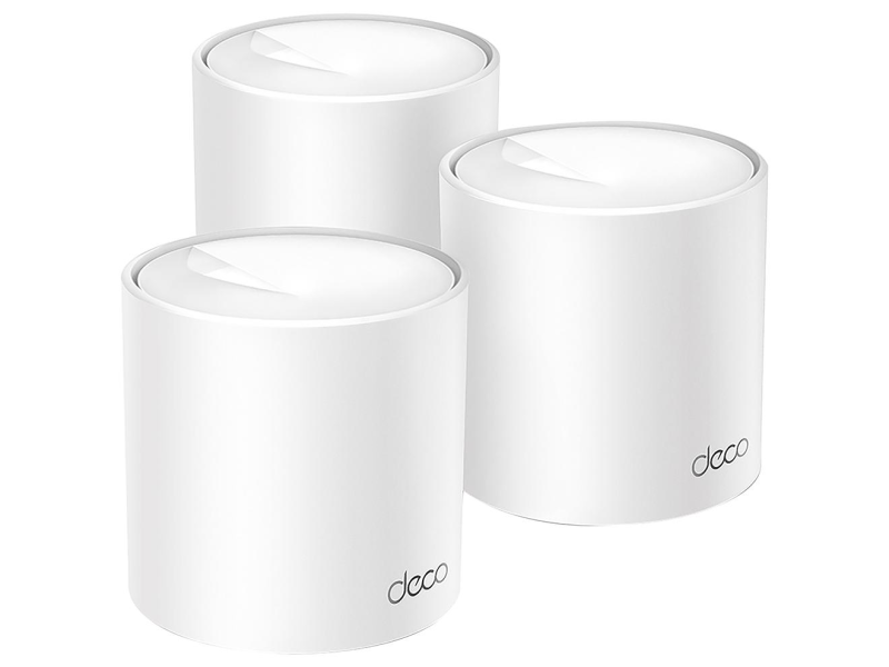 TP-LINK Deco X50 3p TP-Link Deco X50 Mesh WiFi 6 sistem AX3000Mb/s (3 rutera X50 u pakovanju)