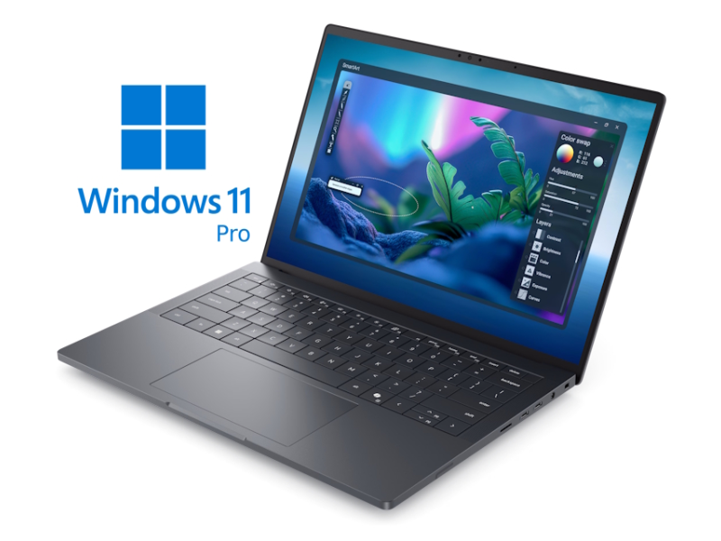 DELL Pro Max 14 Premium 14 inch FHD+ 400nits Core Ultra 7 265H 32GB 512GB SSD RTX PRO 1000 8GB Backlit FP Win11Pro 3yr ProSupport laptop