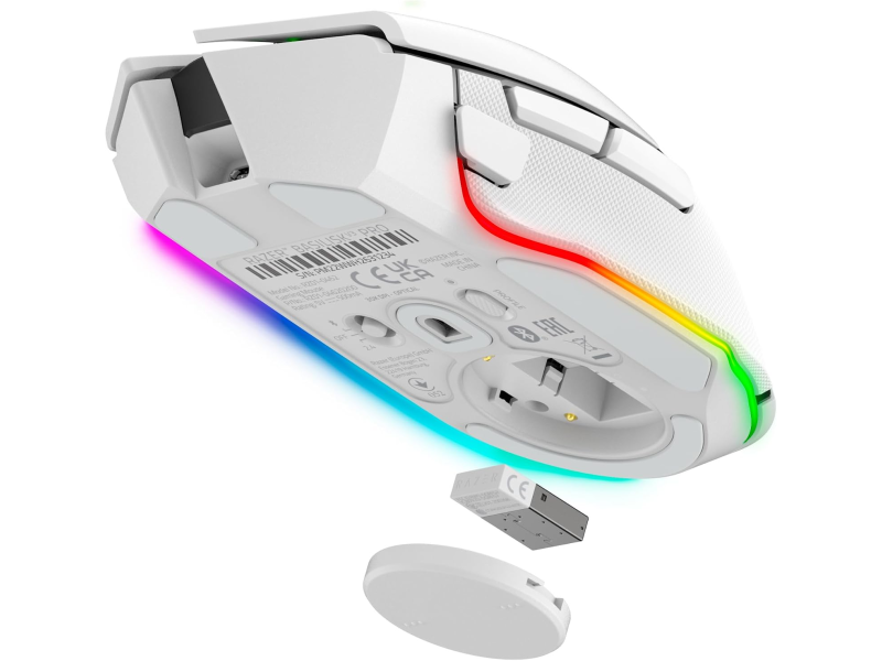 Razer Basilisk V3 RZ01-04620200-R3G1, zicani gejmerski mis,Bijeli