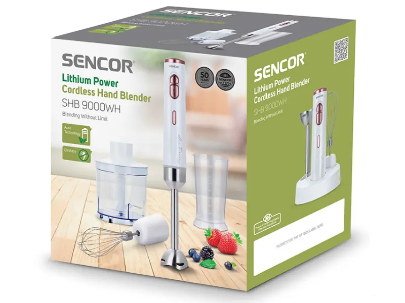 SENCOR SHB 9000WH 3u1 Bežični ručni blender 