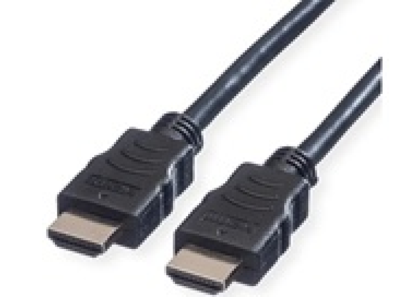 Rotronic 11.99.5542 VALUE HDMI 4K High Speed kabl + Ethernet, M/M, 3840 x 2160 @30Hz (4K, Full HD), HDMI High Speed with Ethernet, 2 m, crni