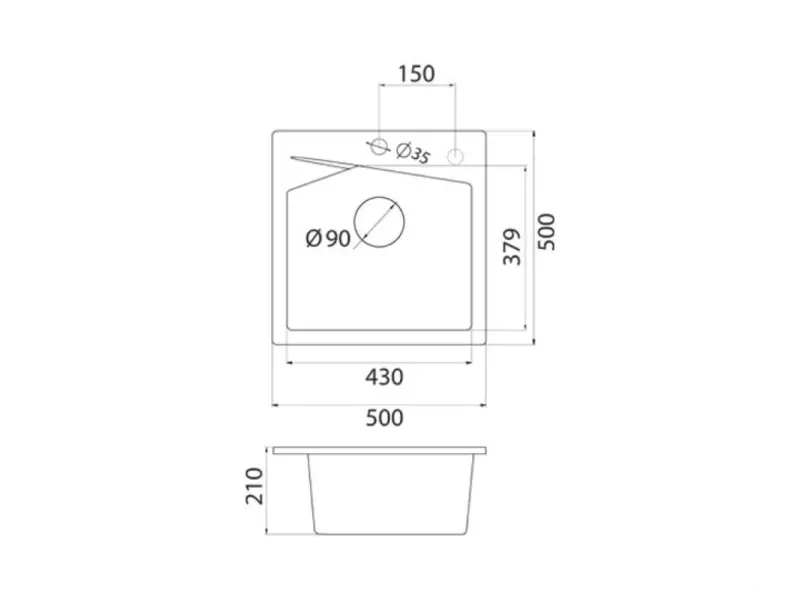 METALAC X LINEA 50 500X500 CRN