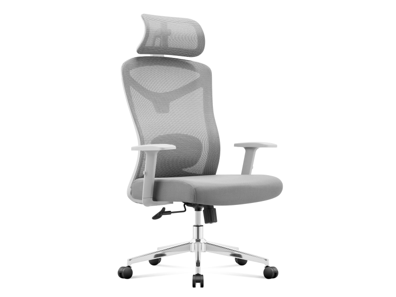 Mark Adler Kancelarijska Stolica Manager 2.6 Grey, Materijal:Mesh, podesiva visina/ruke/podloga za noge, ergonomski dizajn.