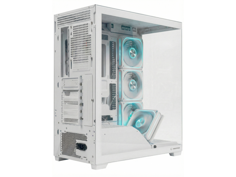 Rampage Case SYLON 5x120 ARGB 750W 80+ Bronze White