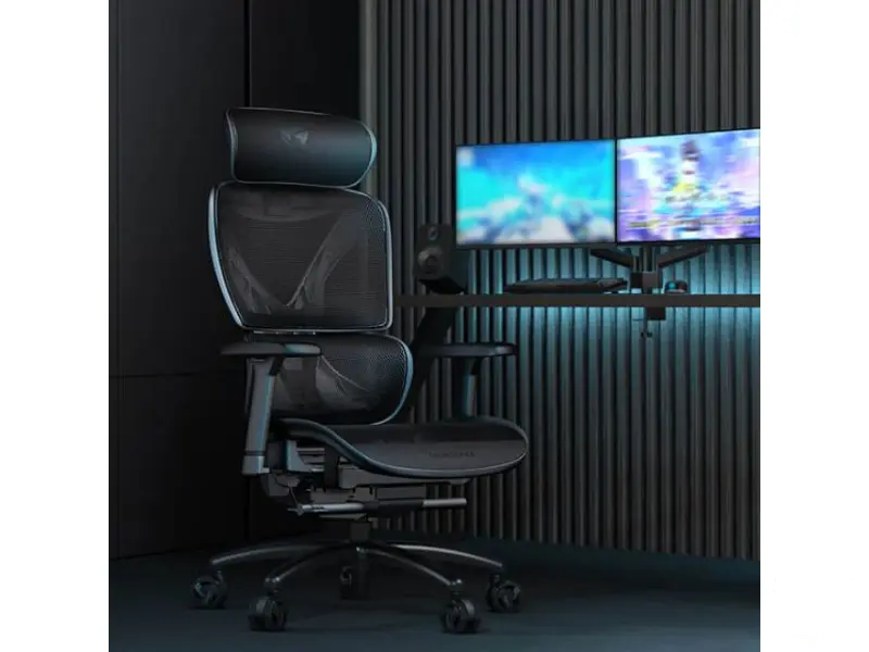 THUNDERX3 XTC-Mesh Ergonomska stolica crna 