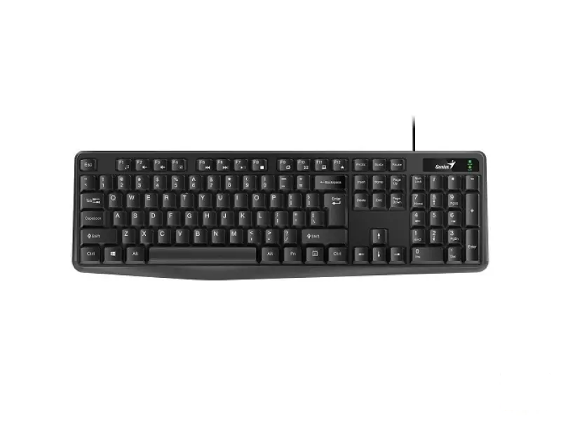 Genius 31310016406 KB-117, niskoprofilne tihe membranska tipke US YU