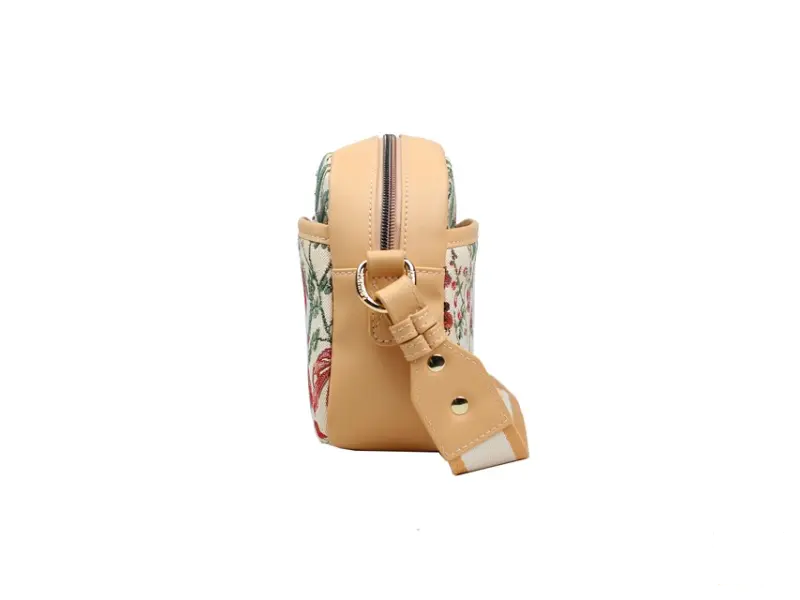 HENNEY BEAR H-1194 FLORAL SUMMER BEIGE Torba 