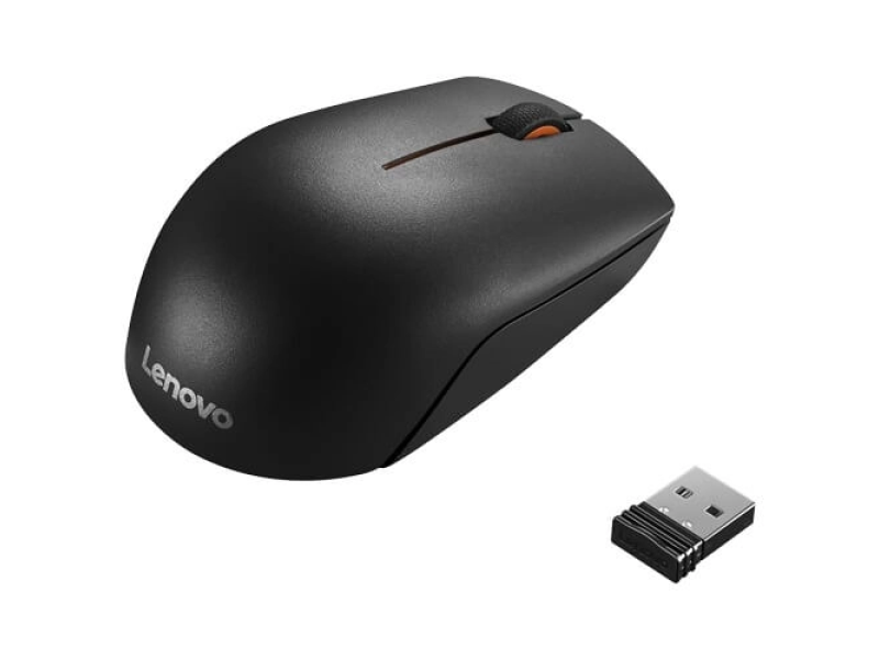 Lenovo GX30K79401 Wireless Compact Mouse 300, Black