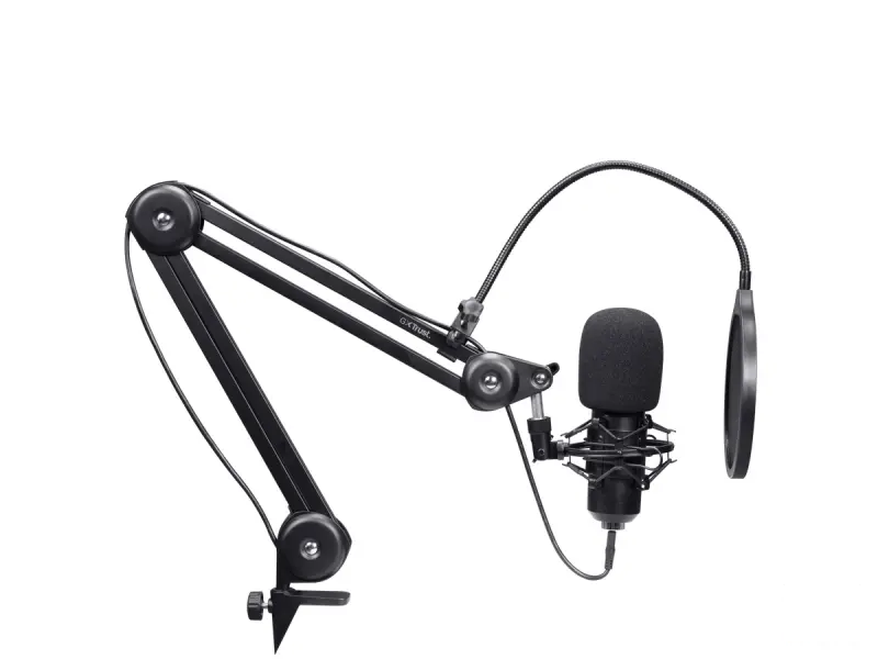 TRUST GXT 270 Emita II+ Streaming Microphone with adjustable arm USB-C/USB-A port
