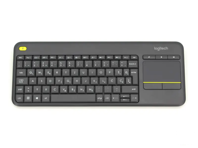 LOGITECH K400 Plus Wireless Touch YU crna tastatura 