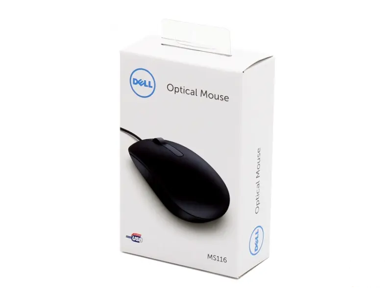 DELL MS116 USB Optical retail box miš 