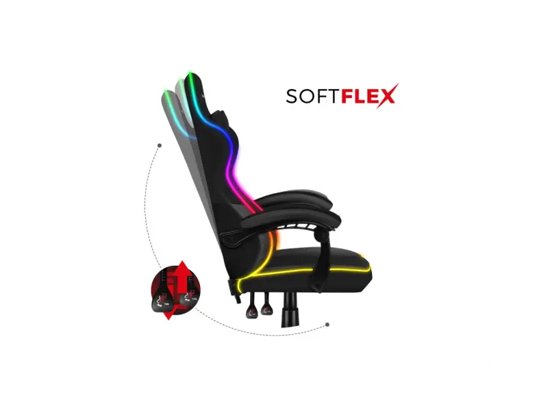 Huzaro Gaming stolica HZ Force 4.4 RGB Black