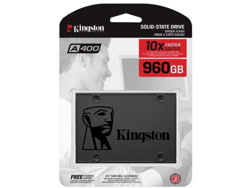 SSD SATA3 960GB Kingston A400