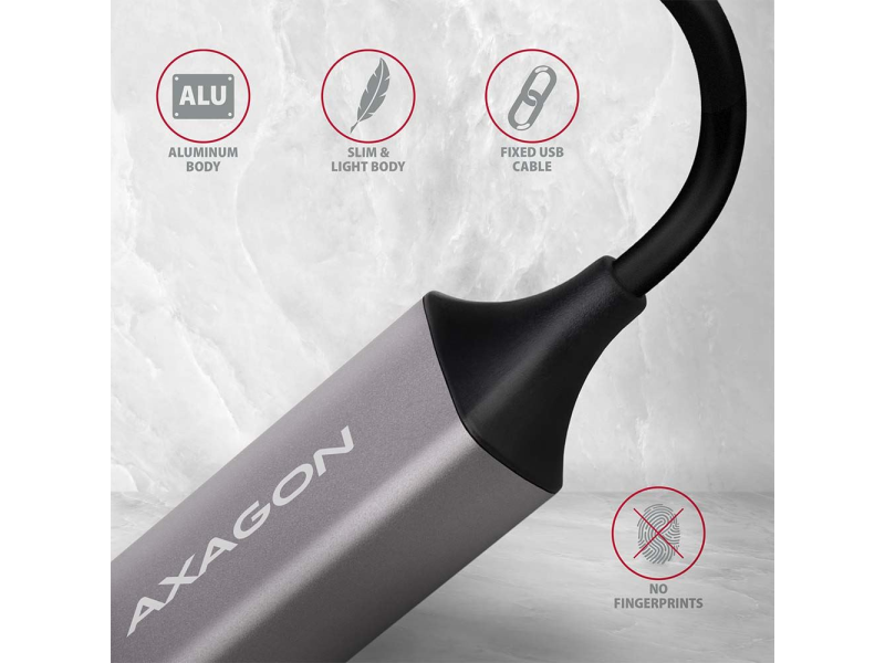 Adapter USB-C 3.2/Ethernet 10/100/1000, ADE-TRC, AXAGON
