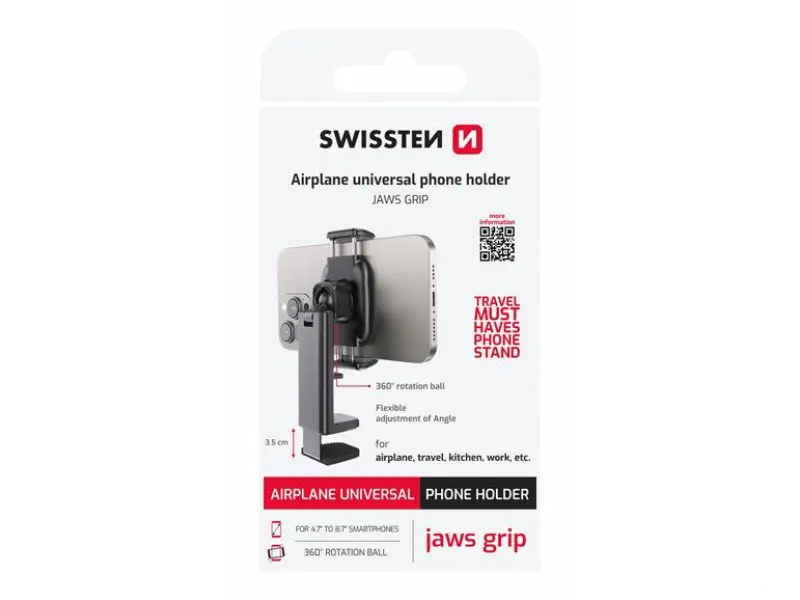 Swissten Holder universal AIRPLANE Jaws Grip