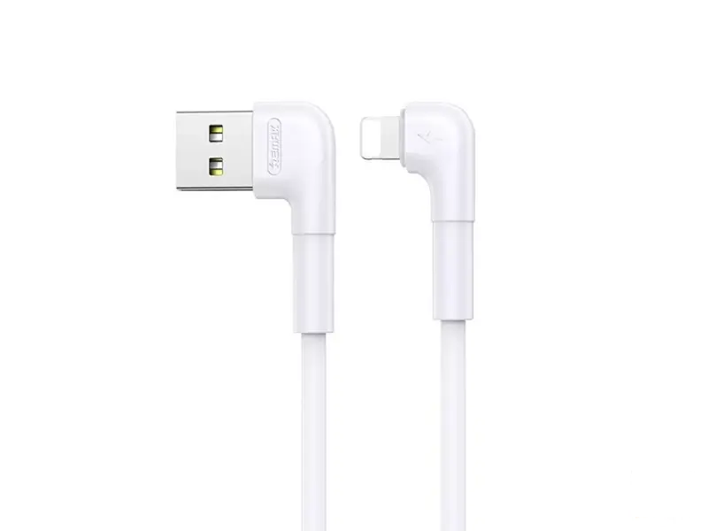 REMAX RC-014 Iphone 2.1A kabl silikonski 1m beli 
