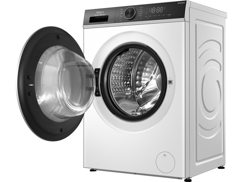 Tesla WF81480T veš mašina, kapacitet: 8kg, 1400 ob/min, inverter motor, LED displej, ŠxDxV:60x53x85