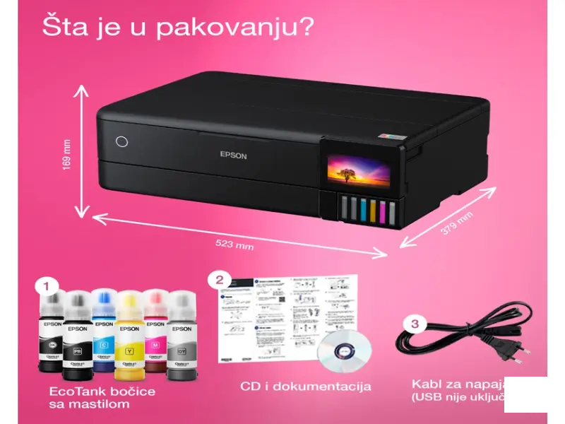 EPSON L8180 EcoTank A3 ITS (6 boja) Photo multifunkcijski štampač 