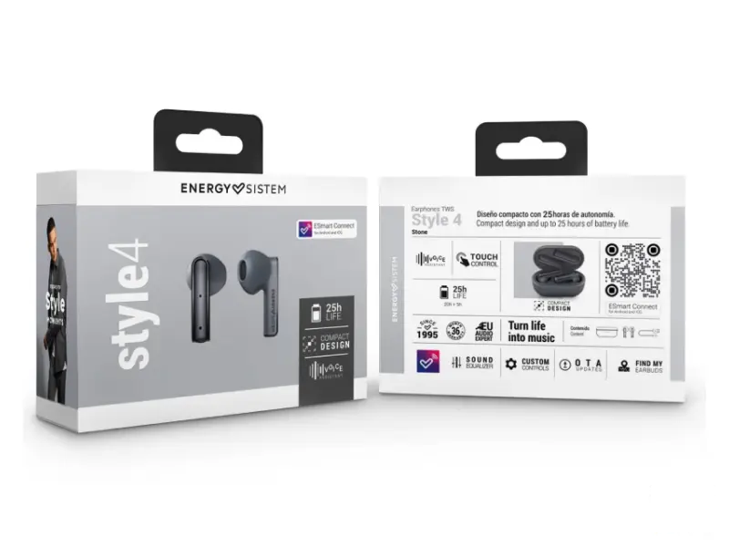 ENERGY SISTEM Style 4 Stone True Wireless slušalice crne (M45350) 