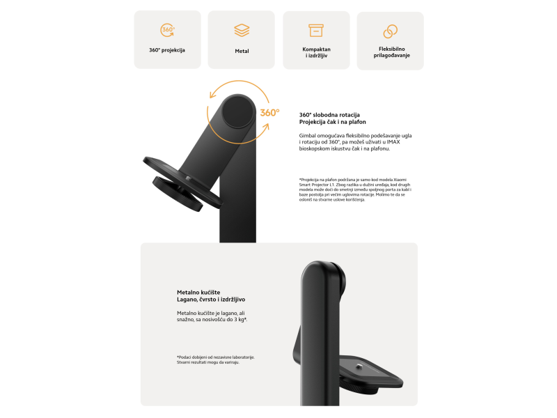 XIAOMI Projector Multi-angle Stand (BHR08JMEU) 