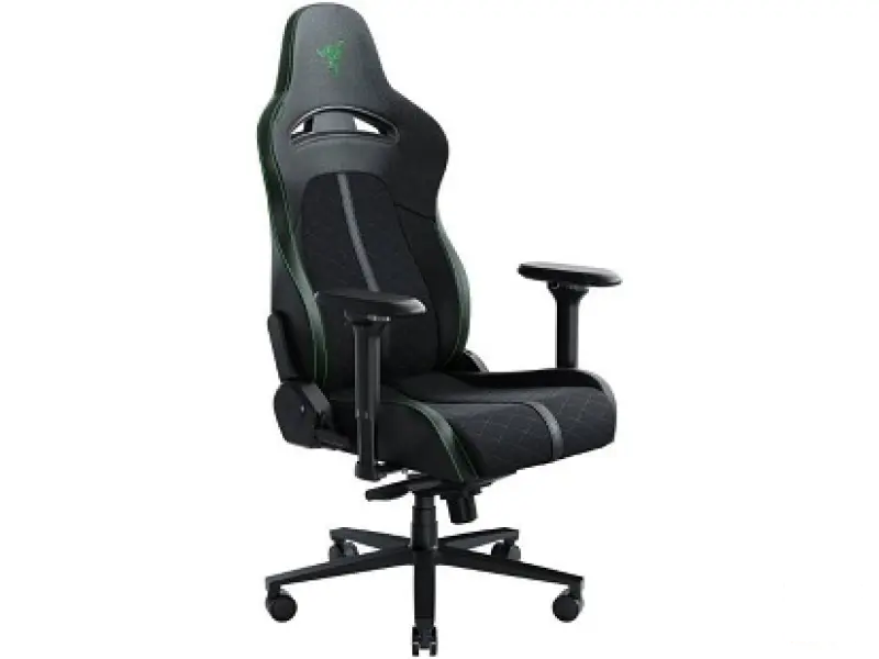 Razer RZ38-03720100-R3G1 Enki - Gejmerska stolica, nosivost do 136kg, Boja: Crno/Zelena