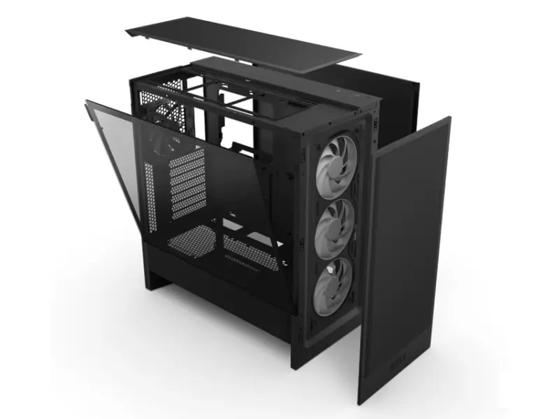 NZXT H5 Flow RGB Gaming kućište crno (CC-H52FB-R1) 