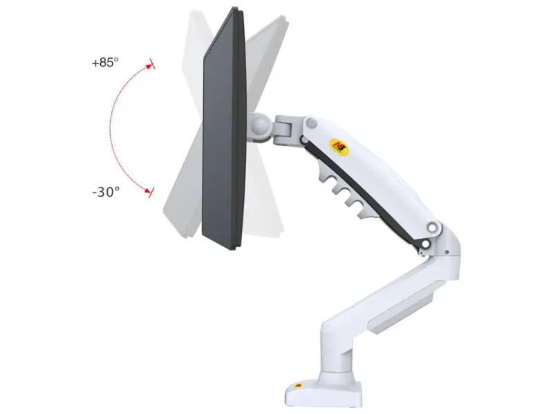 NORTH BAYOU F80 stoni nosač za monitor beli 17-30 inča 