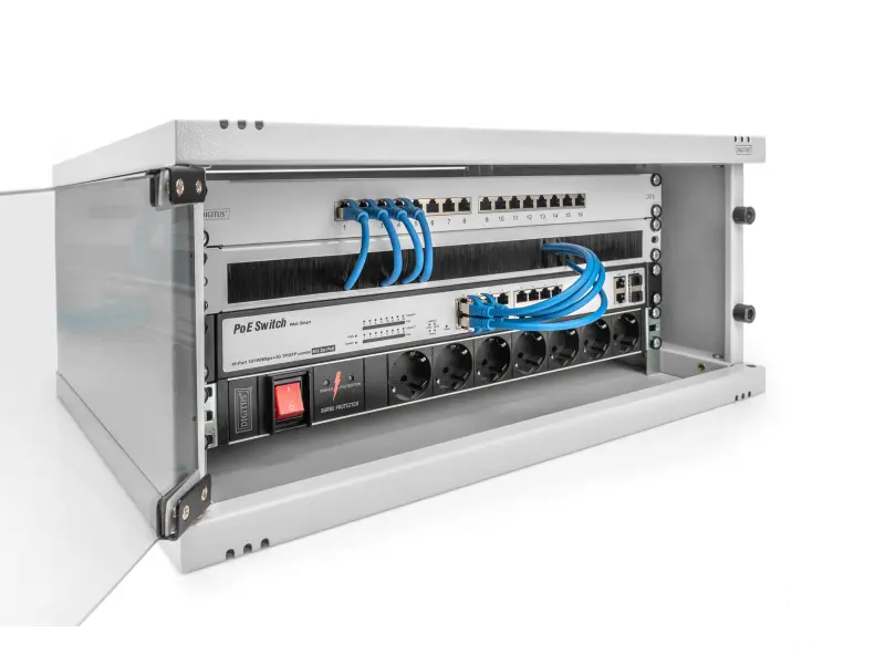 Digitus 4U network rack, 19", wall, 540x400
