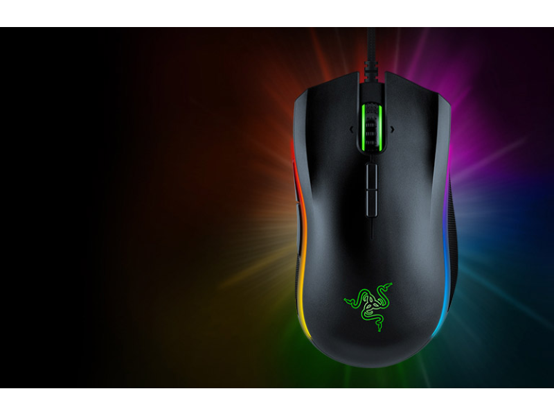 RAZER Mamba Elite Wired Mouse with Extended Razer Chroma, 16K DPI, 9 buttons