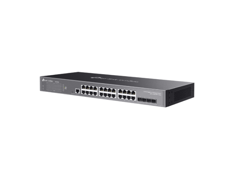 TP-LINK_ SG3428X Omada 24-Porta Gigabit L2+ upravljiv Switch sa 4 10GE SFP+ Slota