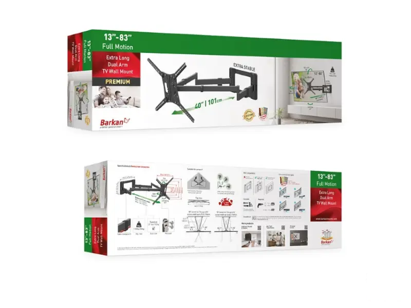 BARKAN BM464XL LCD TV zglobni zidni nosač od 13 do 86 inča 