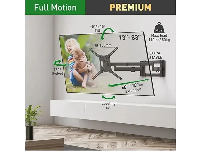 BARKAN BM464XL LCD TV zglobni zidni nosač od 13 do 86 inča 