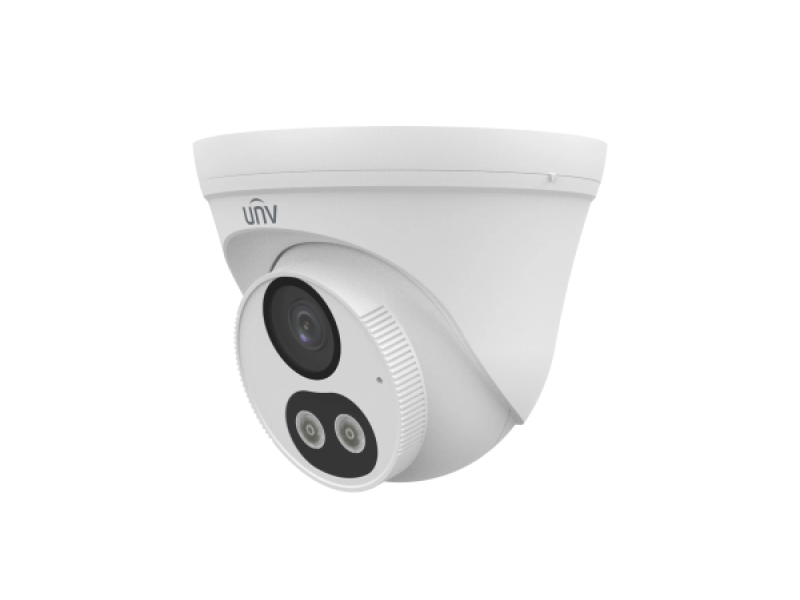 Uniview Kamera 4MP IPC3614LB-AF28K-DL Turret, ColorHunter Smart Dual Light, objektiv 2.8 mm, IR/LED domet do 30 m, ugrađen mikrofon, DWDR, napajanje 12VDC/PoE, IP67