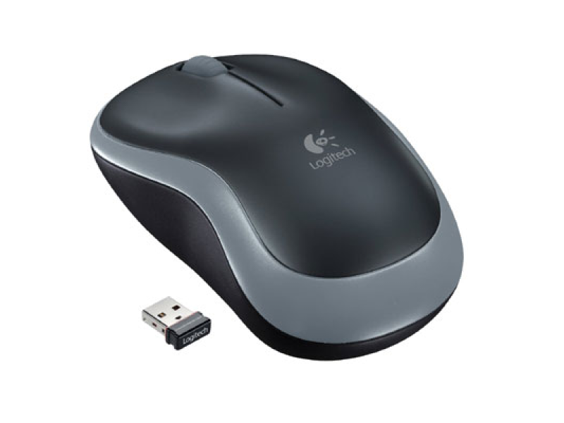 LOGITECH M185 Wireless Mouse for Notebook Swift Grey