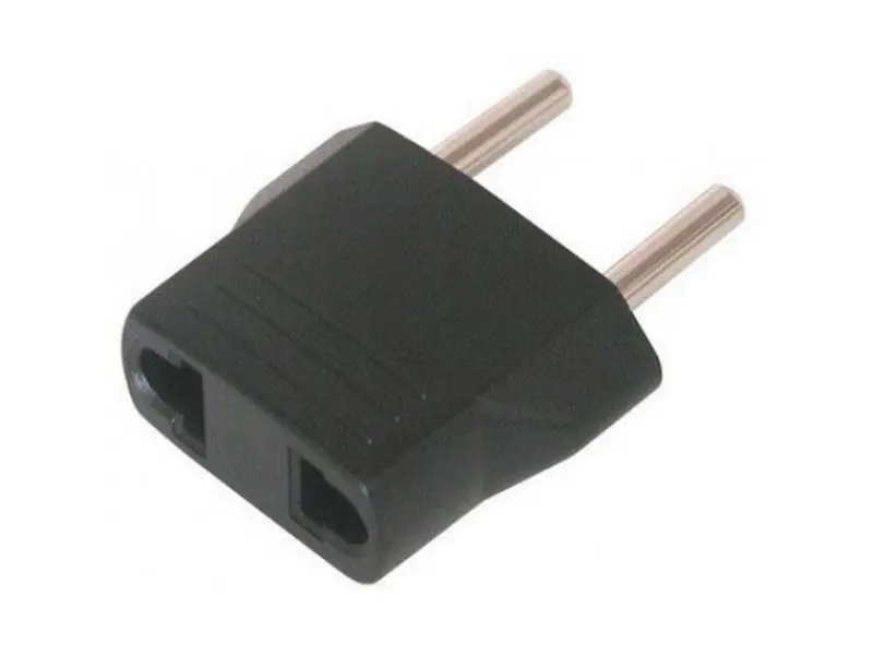 E-GREEN Adapter Euro utikač - USA utičnica crna 