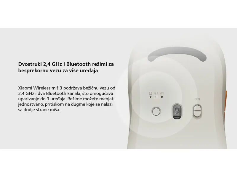 Xiaomi Wireless Mouse 3 Blue GL