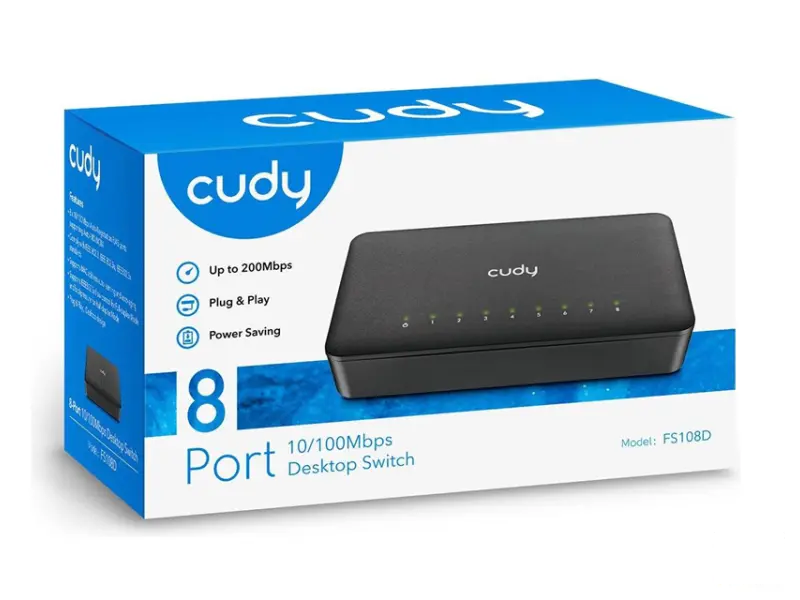 CUDY FS108D 8port switch 