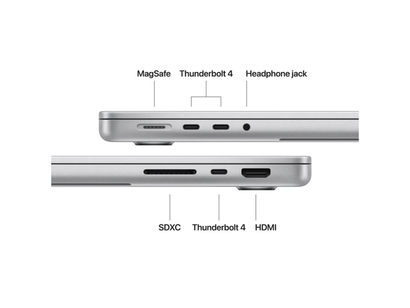 APPLE MBP 14: SILVER/M5 10C/10C GPU/24GB/1TB-CRO (mde64cr/a)