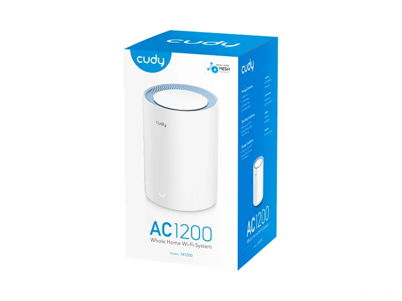 CUDY Access Point M1200(1-Pack) AC1200 Wi-Fi Mesh