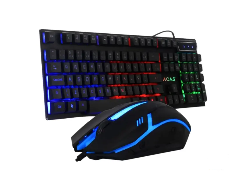 AOAS M-300 USB Gaming + USB gaming miš crni 