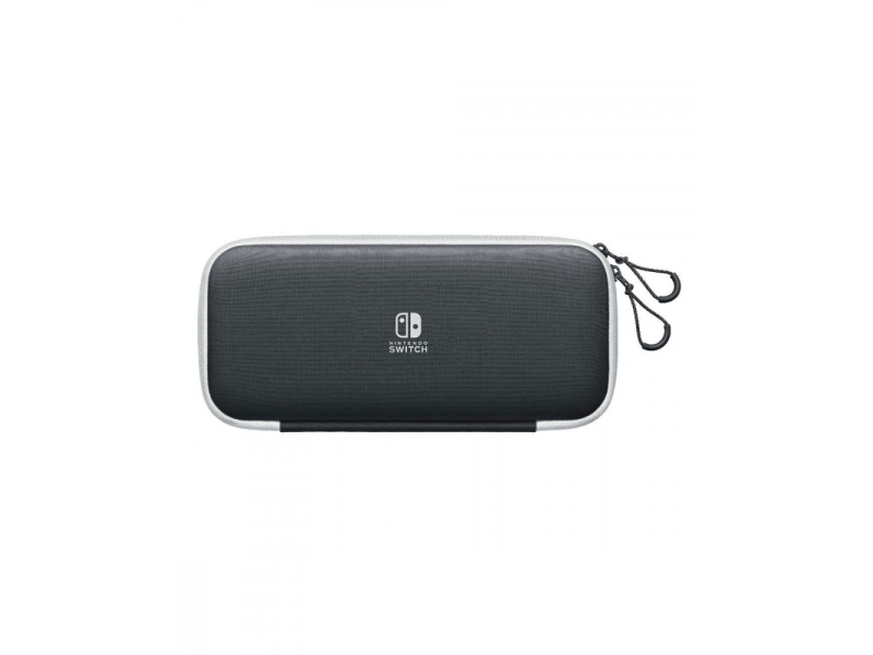 Nintendo Switch Lite Carry Case + Screen Protector black-white