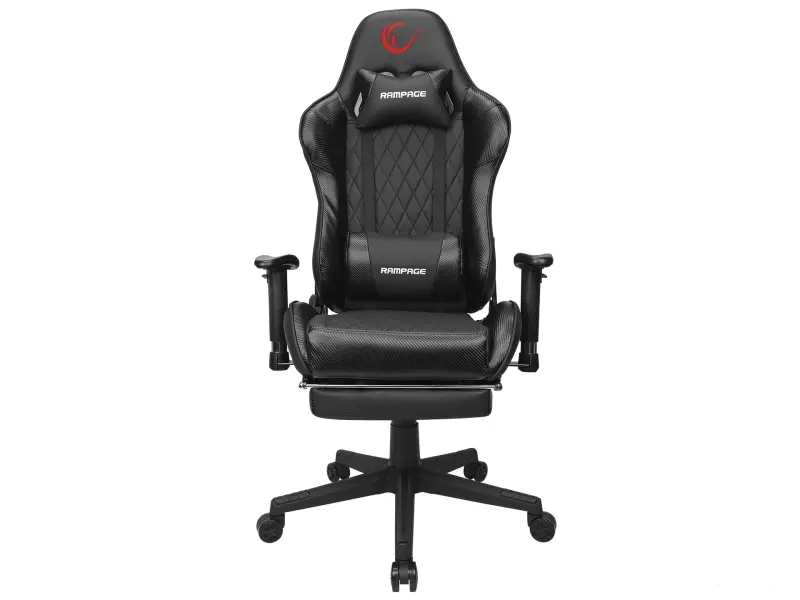 Rampage Gaming stolica KL-R71 EMPIRE with Footrest Crna