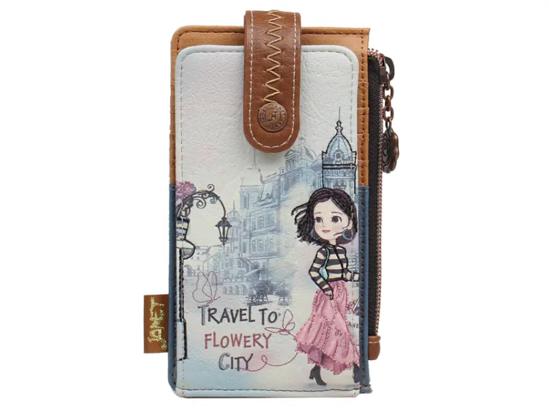 JANET JW-007B FLOWERY CITY Novčanik 