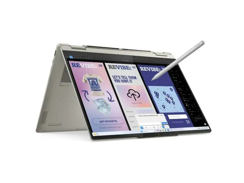 Lenovo 83JQ00ECYA Yoga 7 2-in-1 (Seashell, Aluminium) 14.0"TOUCH Ultra7 32GB 1TB Sleeve