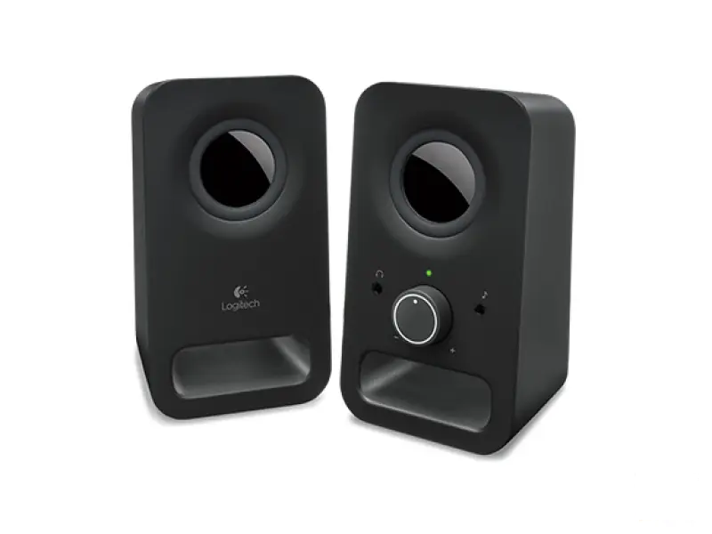 LOGITECH Z150 Compact Stereo Speakers, 6 Watts Peak/3 Watts RMS power, 3.5 mm input
