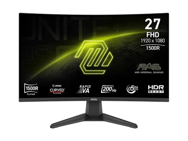 MSI 27 inča MAG 276CF E20 FHD 1920x1080 200Hz FreeSync Premium zakrivljeni gaming monitor 