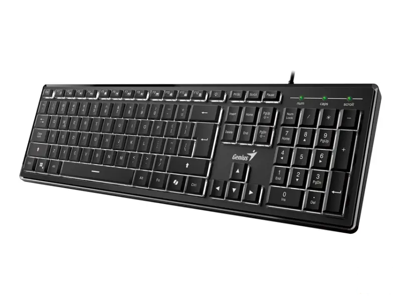 GENIUS SlimStar 820 USB US crna tastatura 