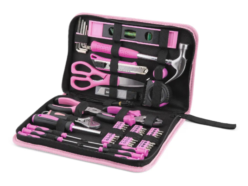 FIELDMANN FDG 5016-71R Set ručnog alata (71 deo) roze